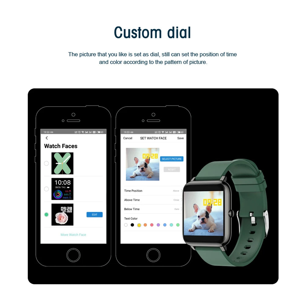 waterproof smartwatch for men and women