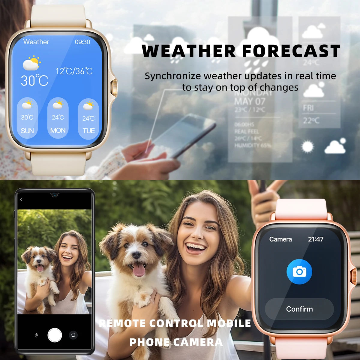 1.83 inch waterproof smart watch