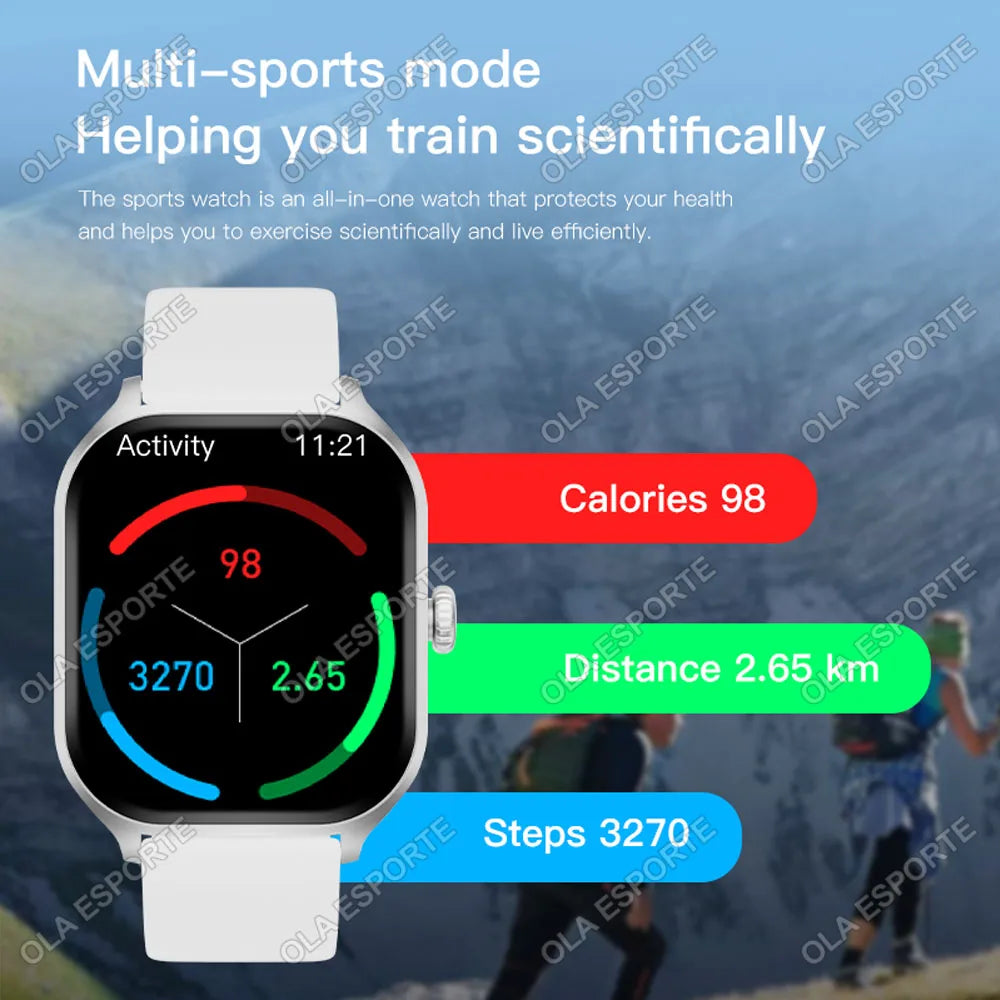 Bluetooth call smart watch for fitness