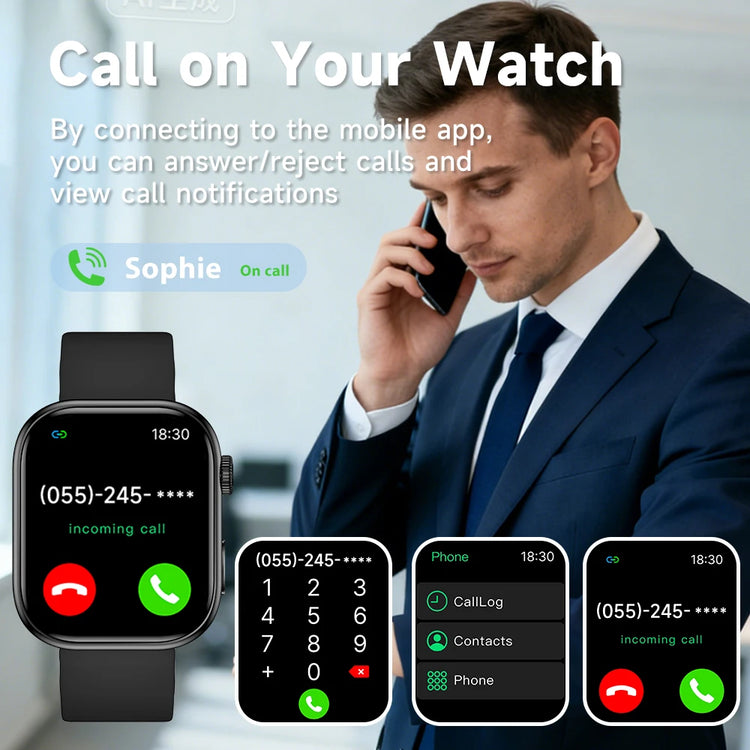 2026 smart watch for Android iOS health monitoring
