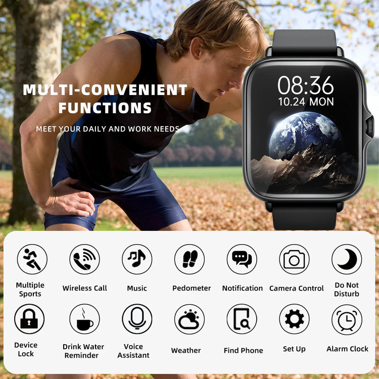 1.83 inch waterproof smart watch