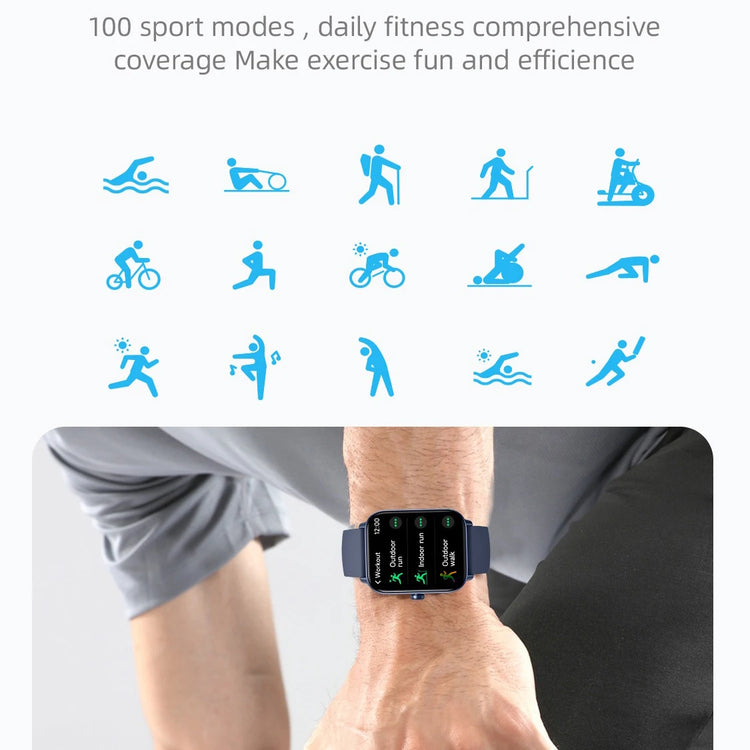 1.8 inch smart watch front view